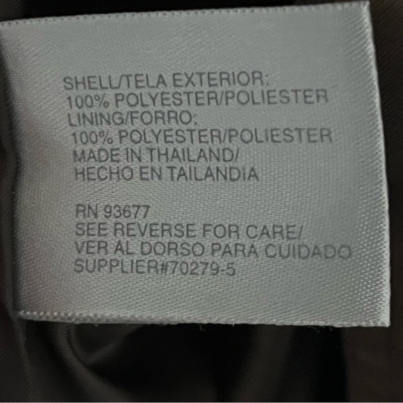 Women’s Vintage Jacqueline Ferrar Two Tone Tan Brown Long Jacket Size Medium - Picture 4 of 9